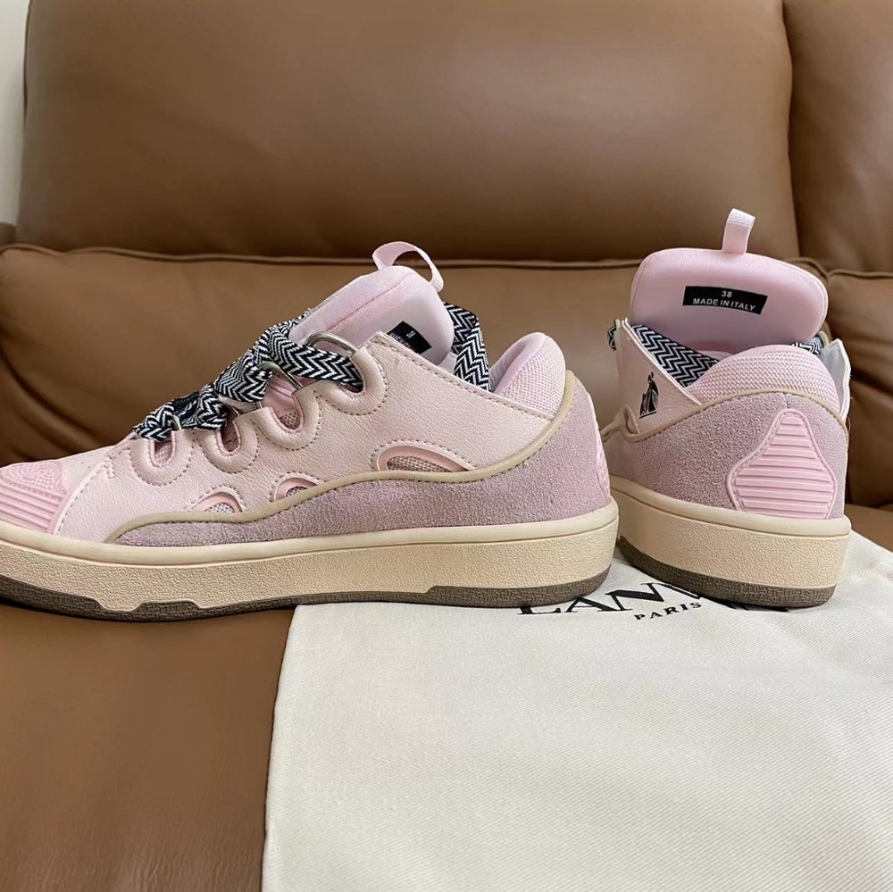 LANVIN CURB SNEAKERS pink - Picture 5 of 6